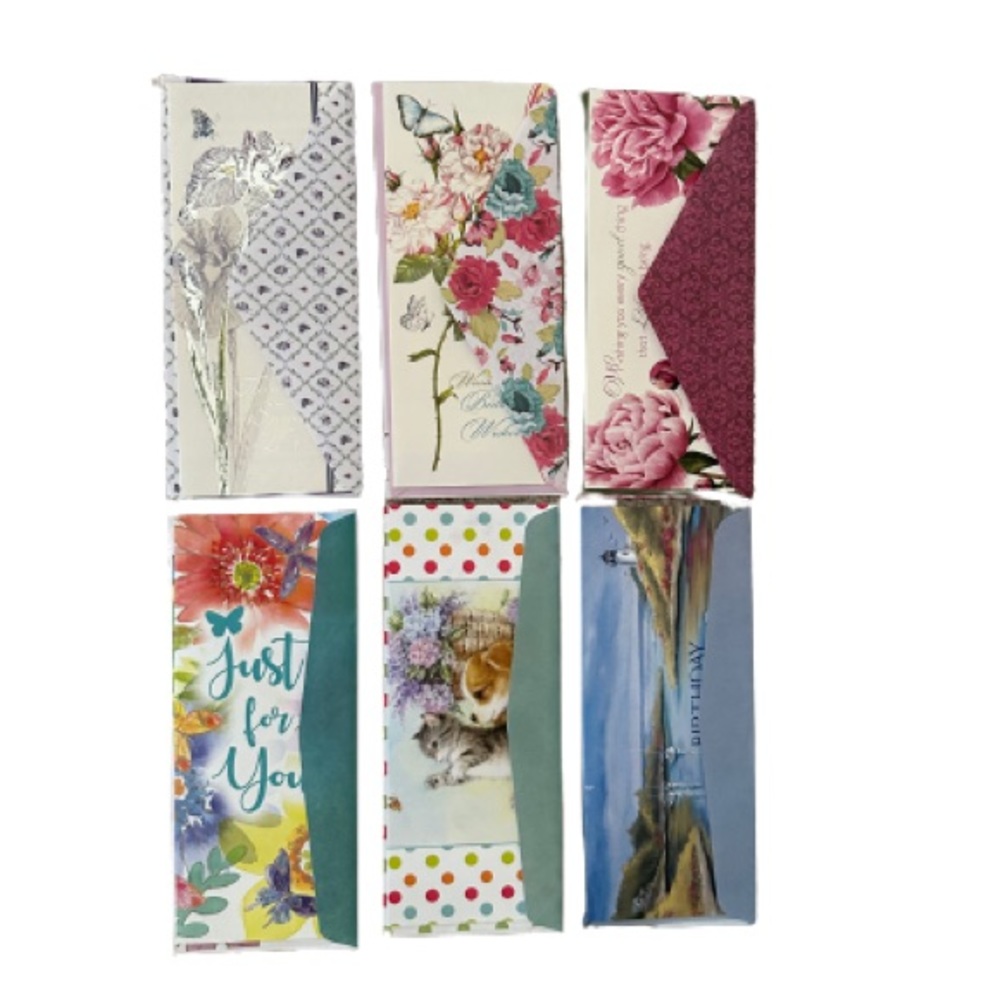 New 6 of different kind of cards with envelopes.